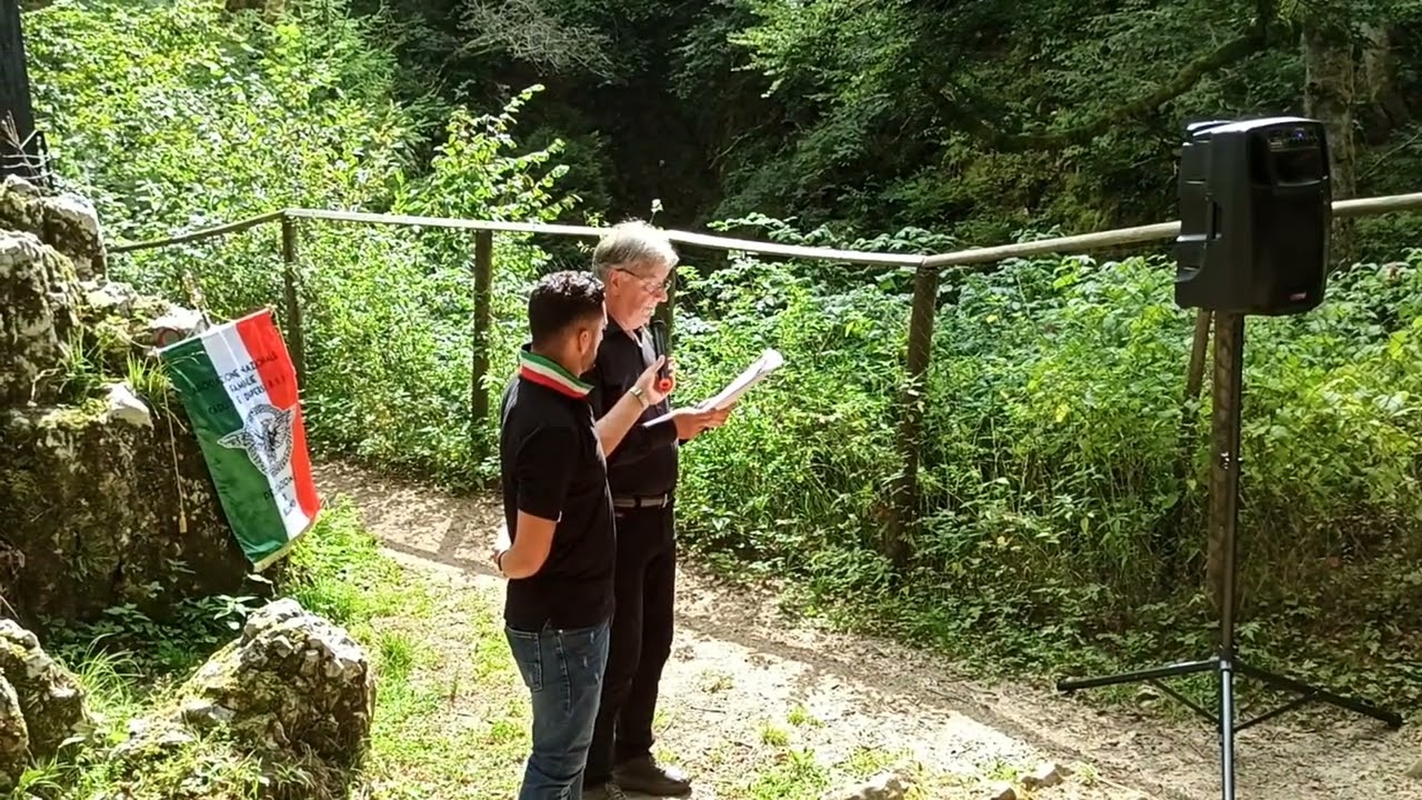 Agosto 2023 Commemorazione alla Foiba del Bus de la Lum in Cansiglio