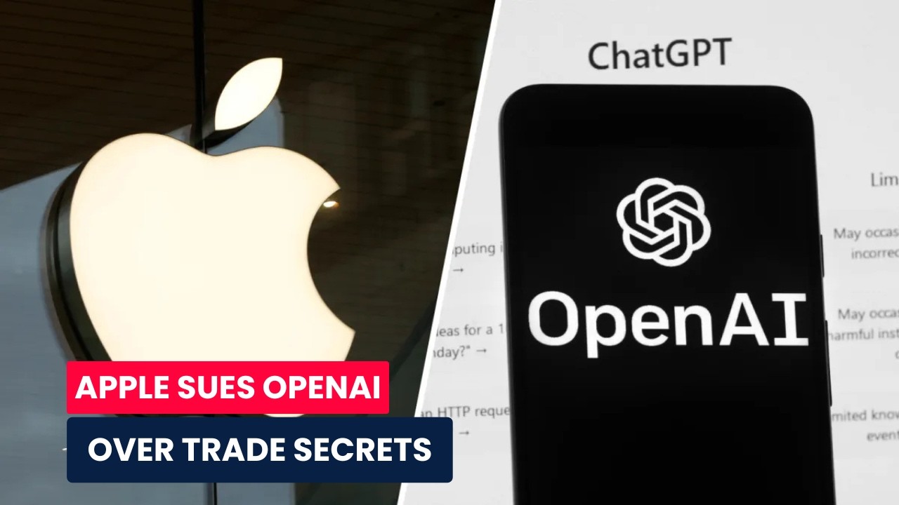 Apple Sues OpenAI Over Alleged iPhone Trade Secrets Theft | AI Hardware Battle Escalates