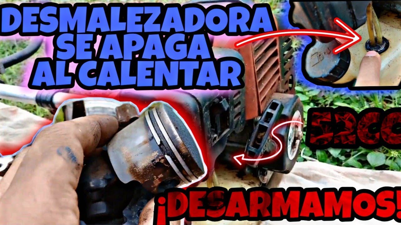 ✓#1  DESMALEZADORA FALLA CUANDO CALIENTA 🔥 GUADAÑA SE APAGA O FALLA CUANDO CALIENTA #mecanicademotos