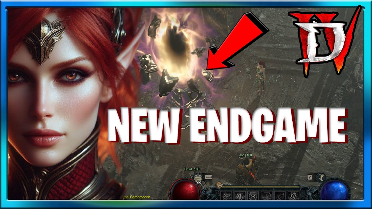 Diablo 4 Season 4 NEW ENDGAME Gameplay THE PIT Lv100 Endgame Greater Rift System