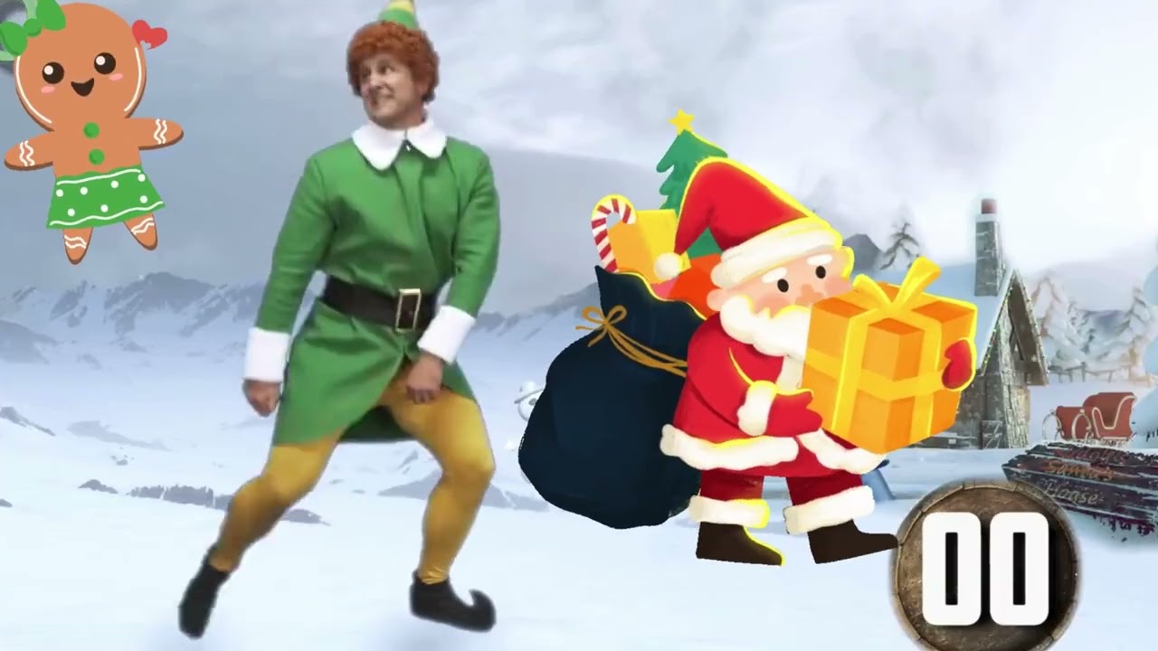 Vingro&scaron;ana bērniem kopā ar rūķi &ndash; jautrās kustības pirmsskolas vecuma bērniem 🎅🤸&zwj;♂️