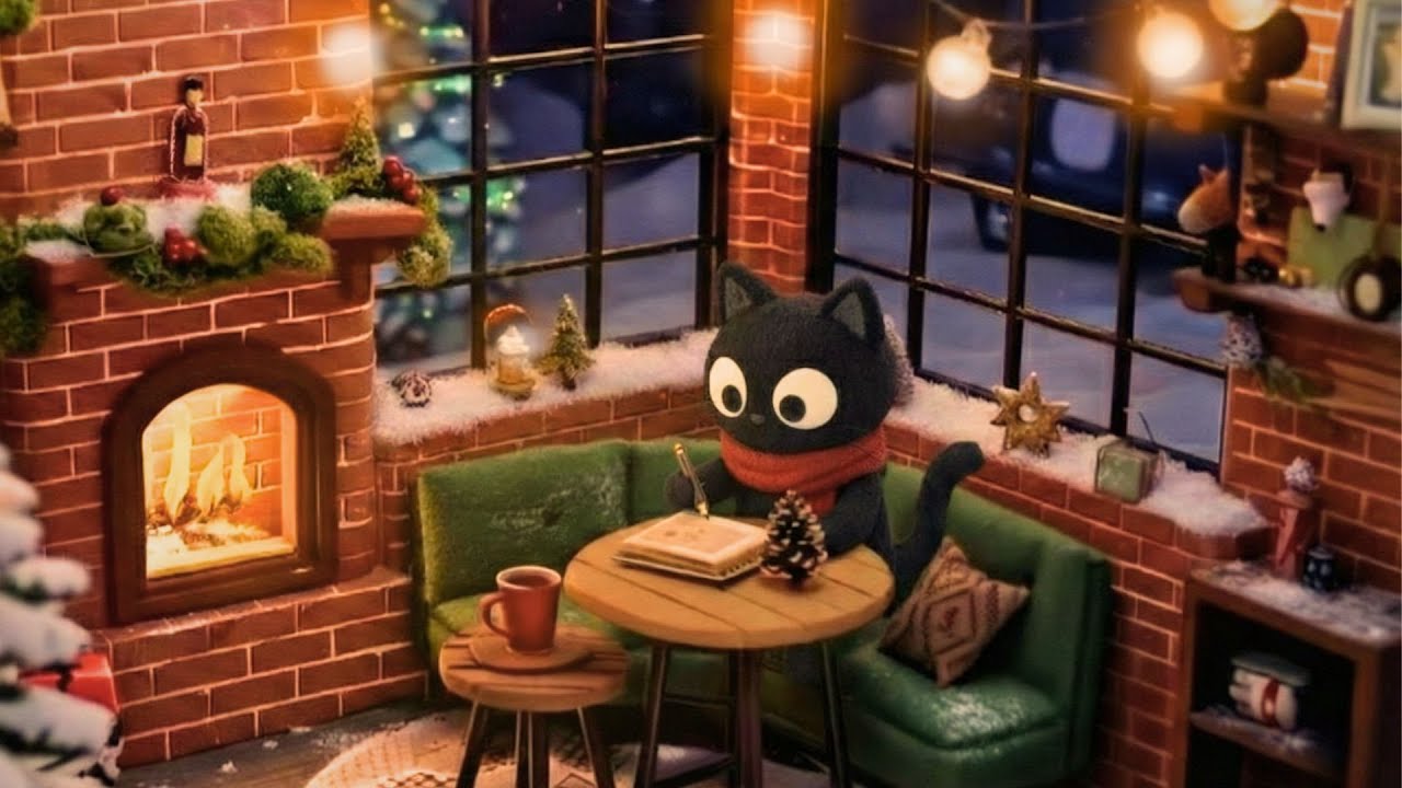 Winter Lofi Jazz ー Cozy Snow Sounds | Relaxing Music for Study & Focus❄️📚️