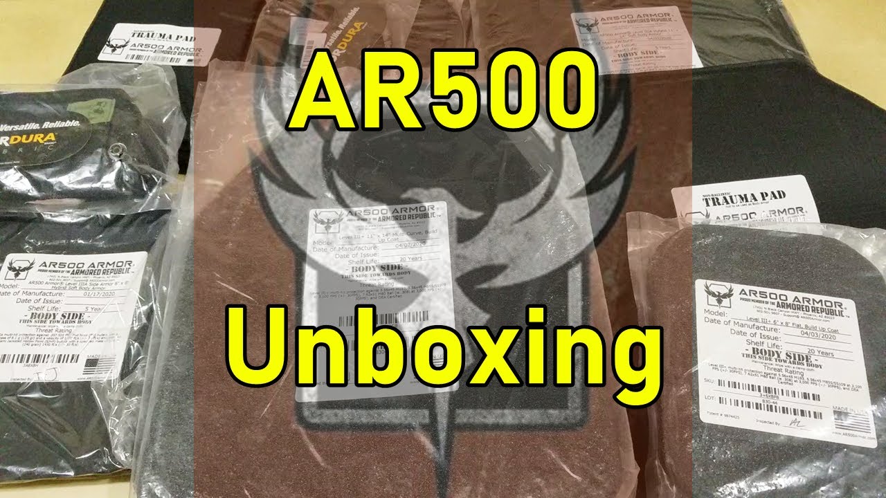 AR500 ARMOR Unboxing 🔫📦🧡 @JamesBondJB007 @ArmoredRepublic2