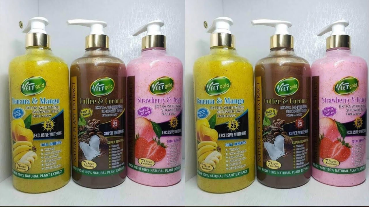 Veetgold Whitening Shower Gel Review. - Exfoliating Shower Gel