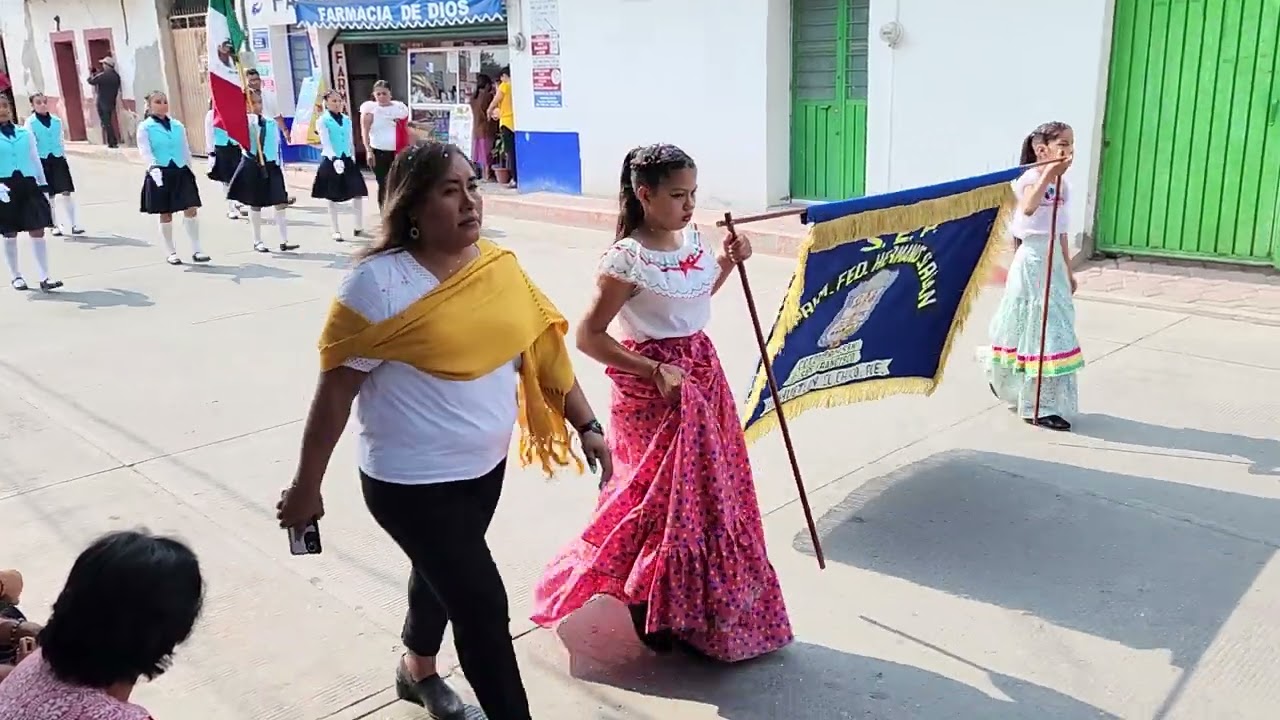 Huehuetlán el Chico, Pue. Desfile 5 de Mayo de 2023