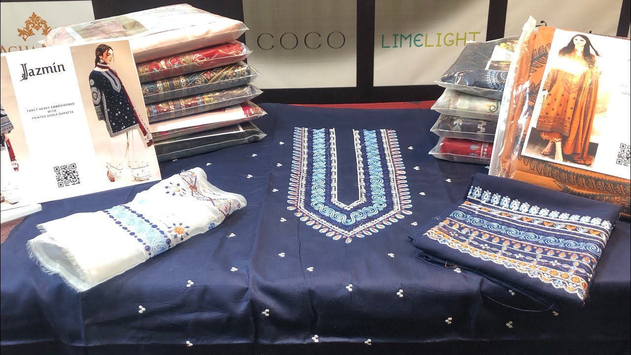 ANEELA’S Maria B Zara Shah Jahan Lawn 3PC Unstitched | Mix brand |Designer Dreses 3PC Fancy suits