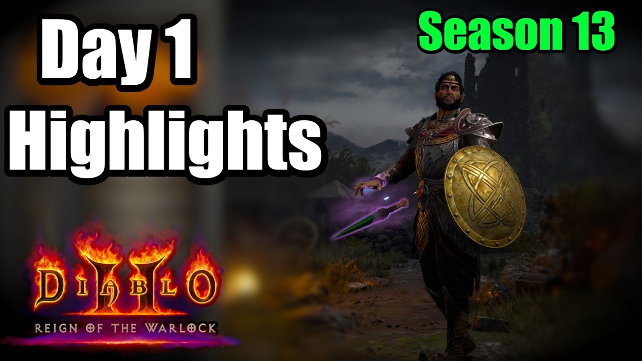 Season 13 First Day of Ladder Recap - Chaos Warlock - Diablo 2 Resurrected