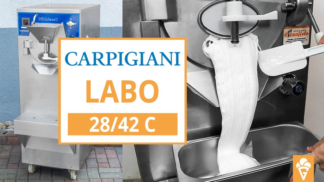 Carpigiani Labo 28/42 C Profi Eismaschine | Probelauf Eisherstellung