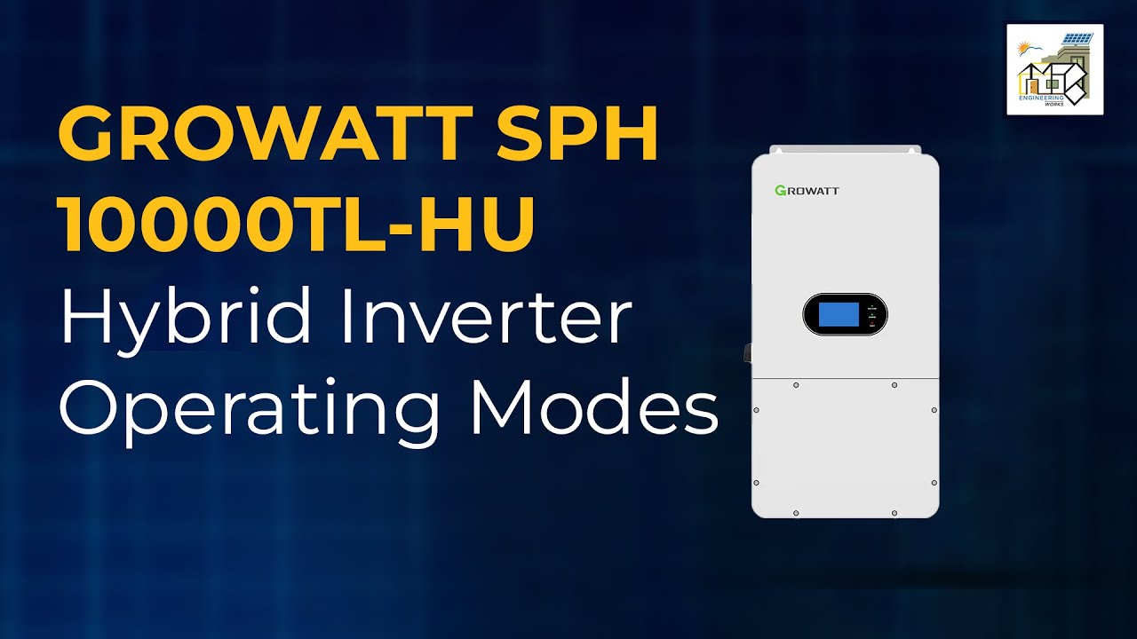 GROWATT SPH 10000TL-HU Hybrid Inverter Operating Modes 