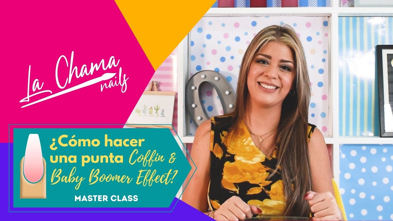¿Cómo hacer una punta #Coffin & Baby Boomer Effect? │ Master Class by La Chama Nails
