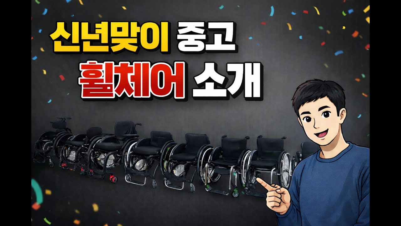 신년을 맞이해서 여러분들이 기다리고 기다리시던 중고 휠체어 소개 영상을 가지고 돌아왔습니다~!!