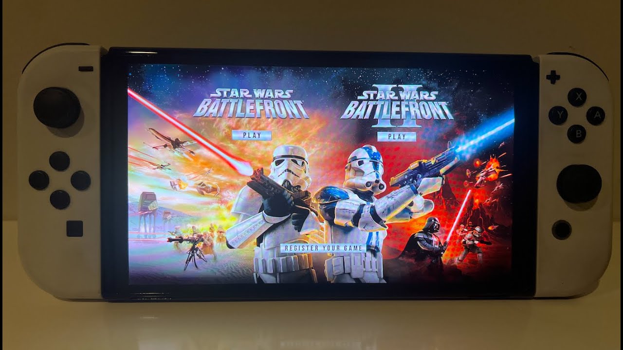 Star Wars Battlefront Classic Collection Nintendo Switch Handheld Gameplay (Battlefront 1 & 2)