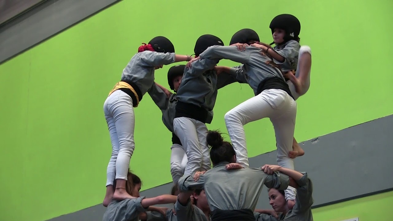 20180512 Vig&iacute;lies del 25&egrave; aniversari dels Castellers de Sants 2d6+5d6 dones