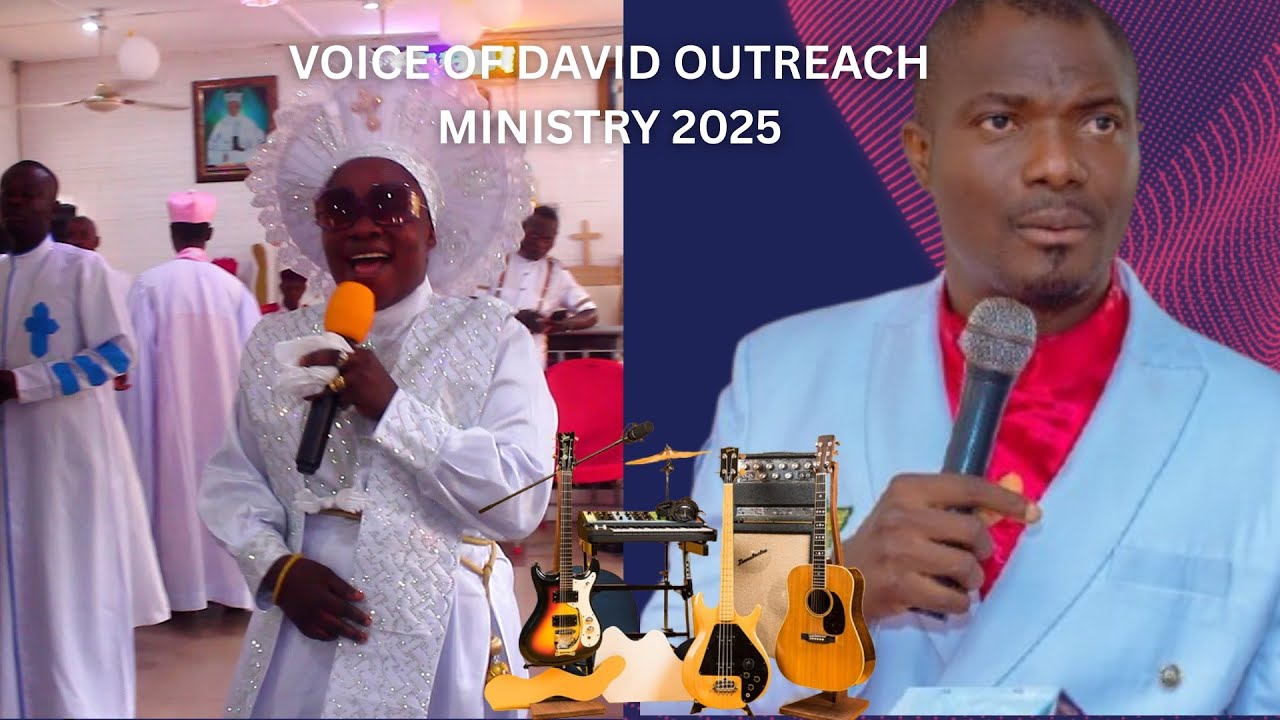 Evangelist Aderemi Omosebi honors God in praise. Rejoice, be glad, and give Him glory