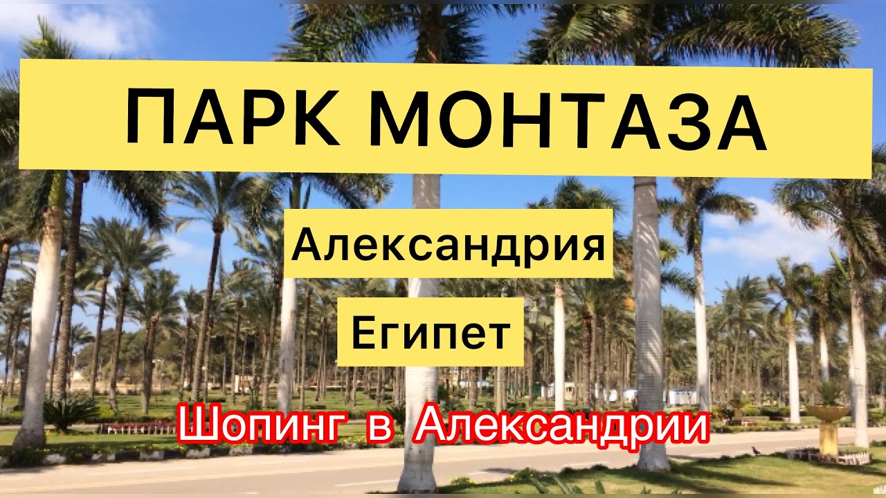 ПАРК МОНТАЗА В АЛЕКСАНДРИИ/ЕГИПЕТ.// ШОПИНГ В ТОРГОВОМ ЦЕНТРЕ/ПОКУПКИ И ПОСЫЛКИ.
