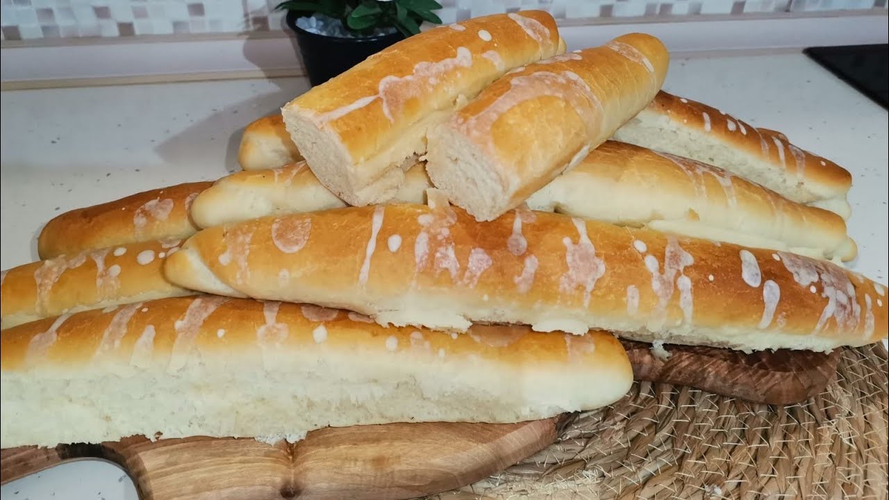 Kifle të gjata me kripë  pambuk të buta më të mira se në Burektore #homemade #food #made #home #cake