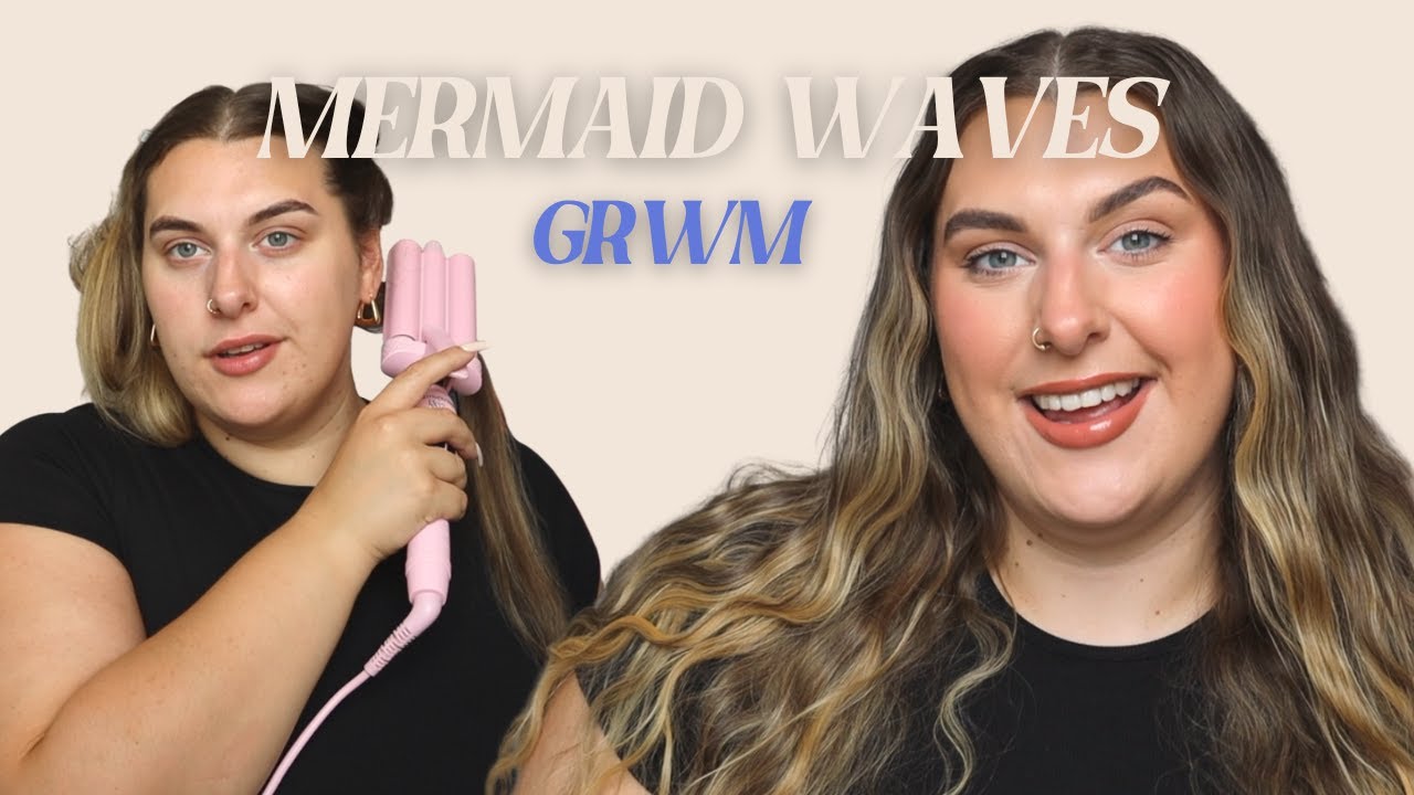 a girl talk grwm | mermaid hair & go to makeup