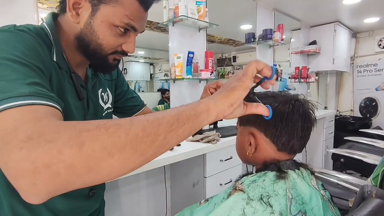  Haircut Karane Ke Baad Second Time Bhi Haircut Karne aye Bhai Apne Beti Ko lekar|@WelcomeSaloon2 