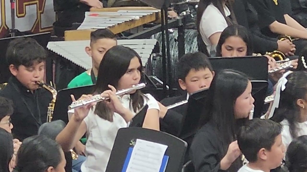 Isabella's 1st Honor Band Performance 