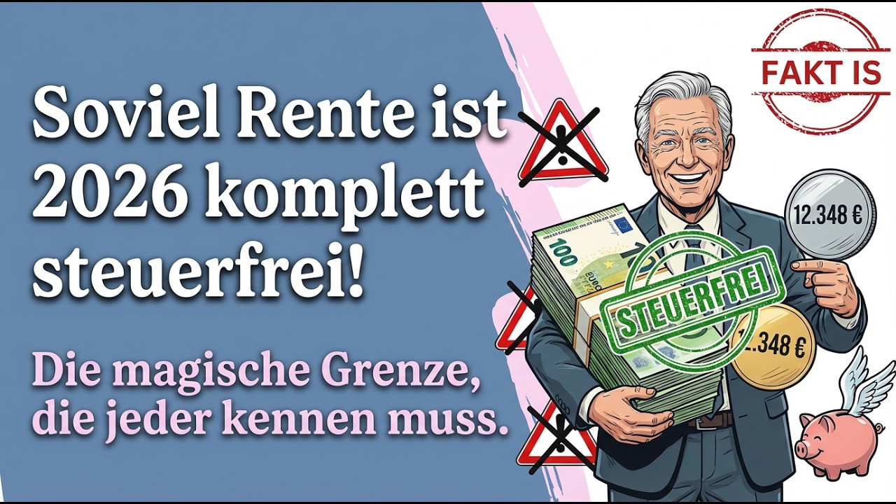 Soviel Rente ist 2026 komplett STEUERFREI...