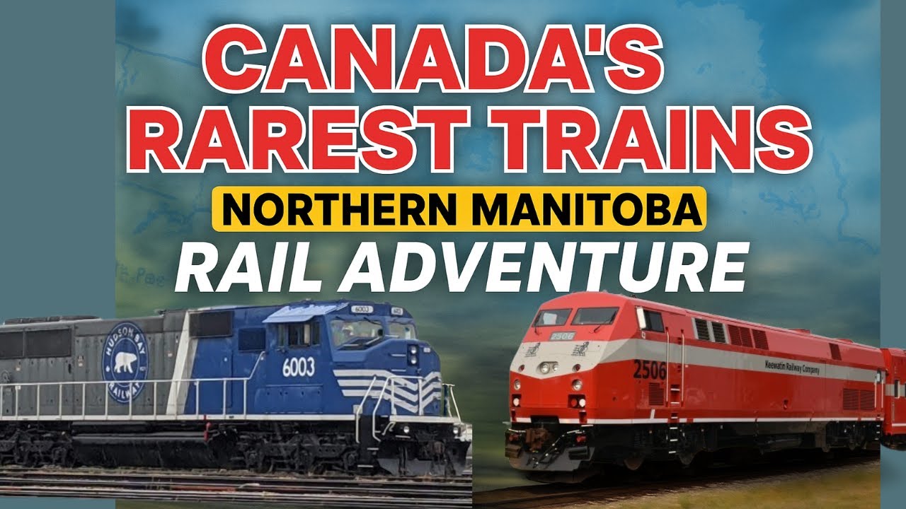 Chasing one of Canada’s RAREST Trains!  Keewatin Railway Adventure to The Pas, Manitoba