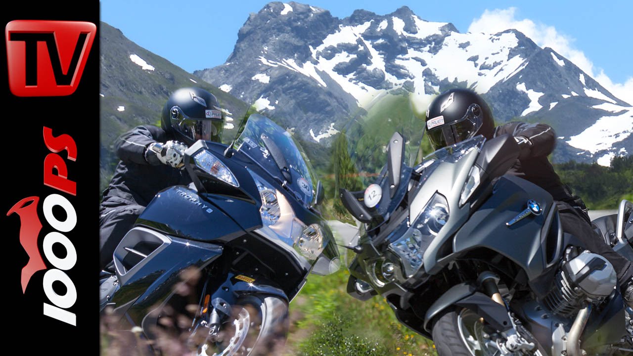 BMW R 1200 RT 2015 года против Triumph Trophy SE — тест в Альпах