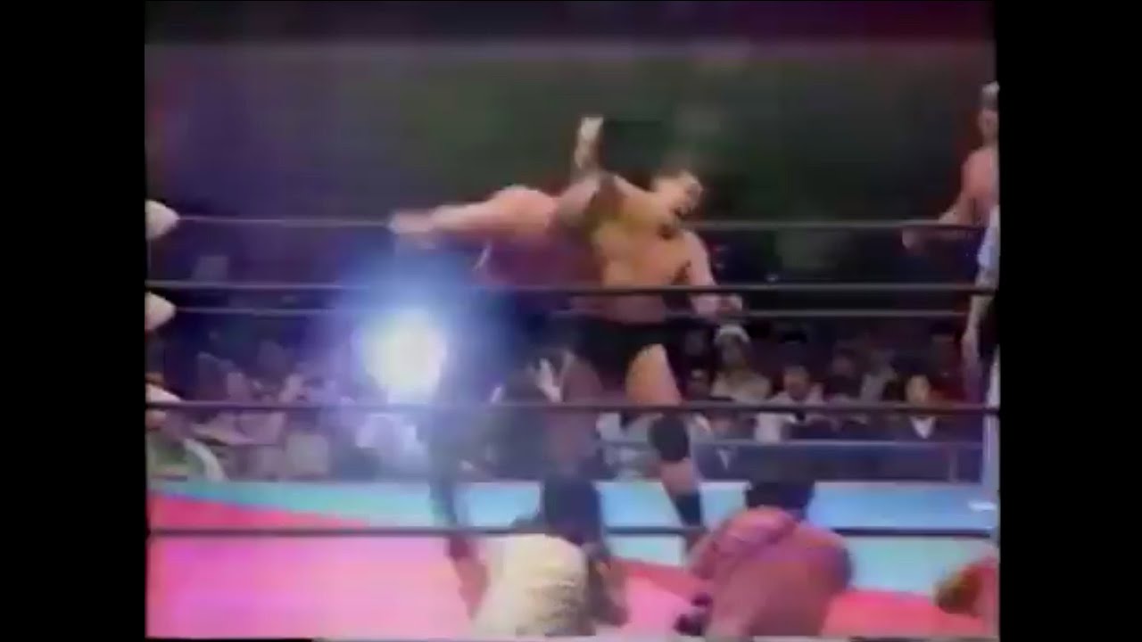 Roadwarriors vs Tsuruta & Yatsu 1987 10 30 NWA INT Titles