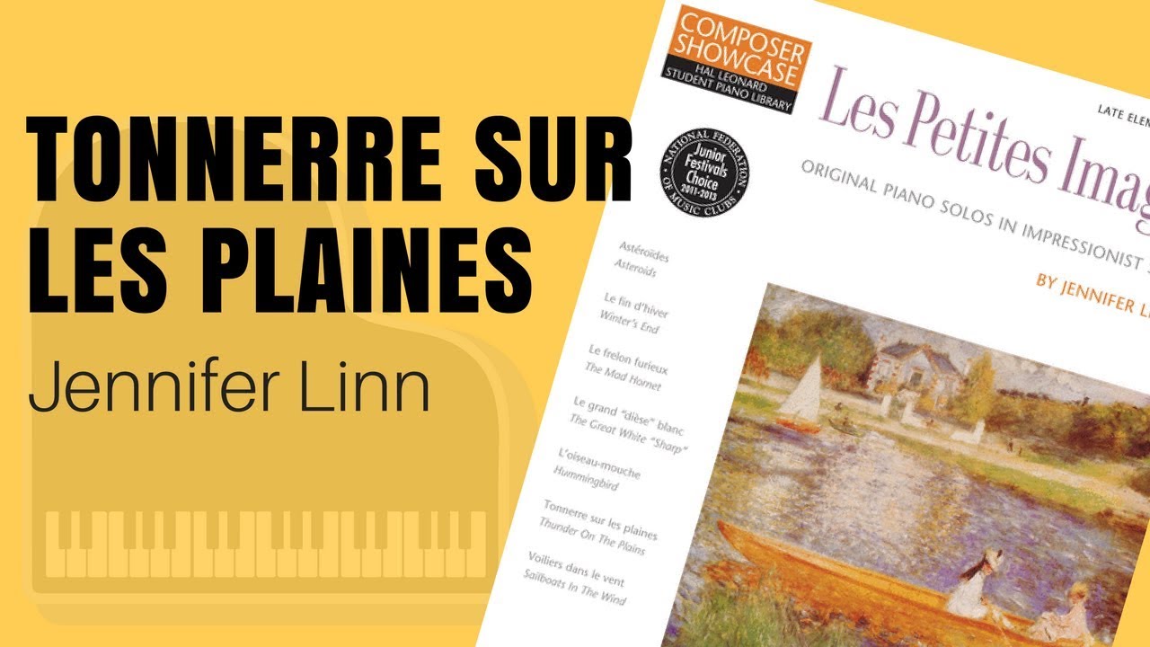 Thunder on the Plaines (Tonnerre sur les plaines) by Jennifer Linn, Early Intermediate
