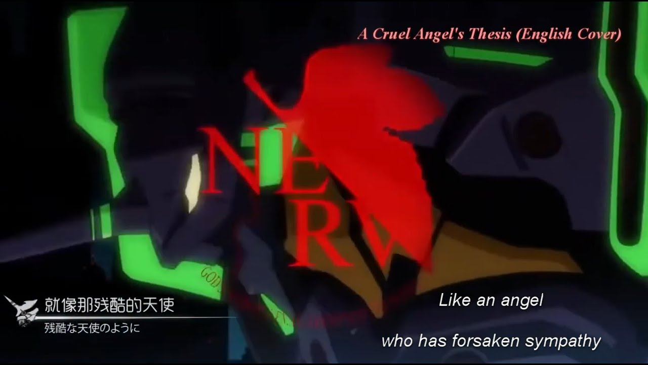 A Cruel Angel's Thesis English rebuild AMV (Geekyfandubs) + Lyrics