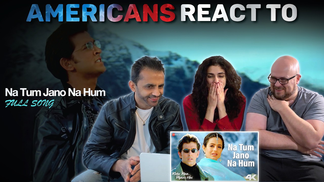 Na Tum Jano Na Hum Song Reaction by New Yorkers | Kaho Na Pyaar Hai | Hrithik Roshan | Ameesha Patel