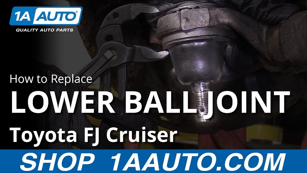 How to Replace Lower Ball Joint 07-14 Toyota FJ Cruiser