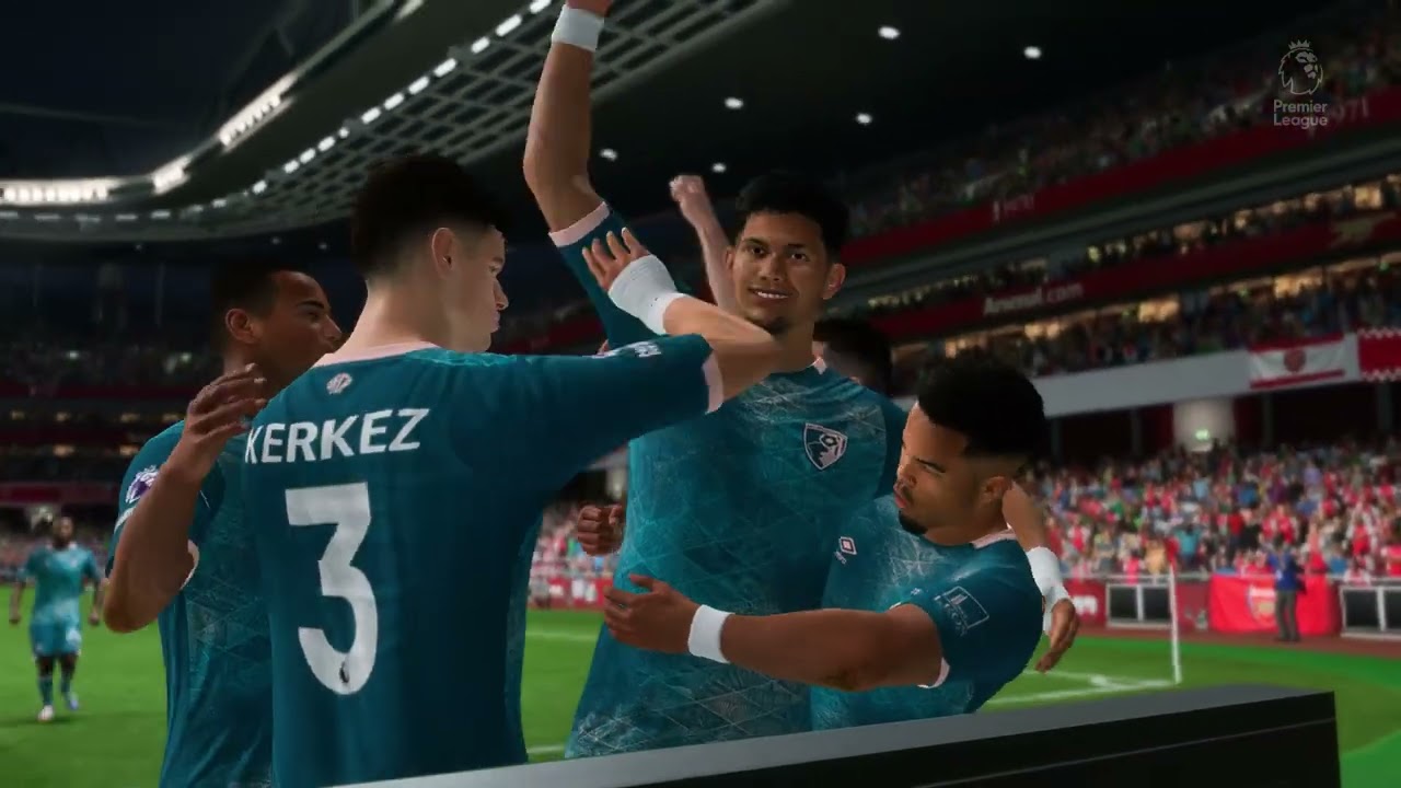 EAFC25 full match Arsenal 2-8 AFC Bournemouth
