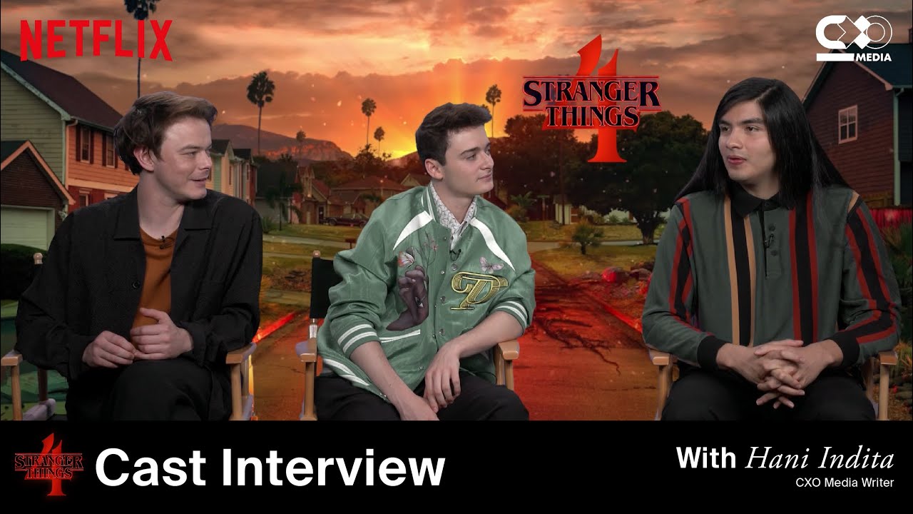 An EXCLUSIVE Interview with the Cast of Stranger Things Season 4