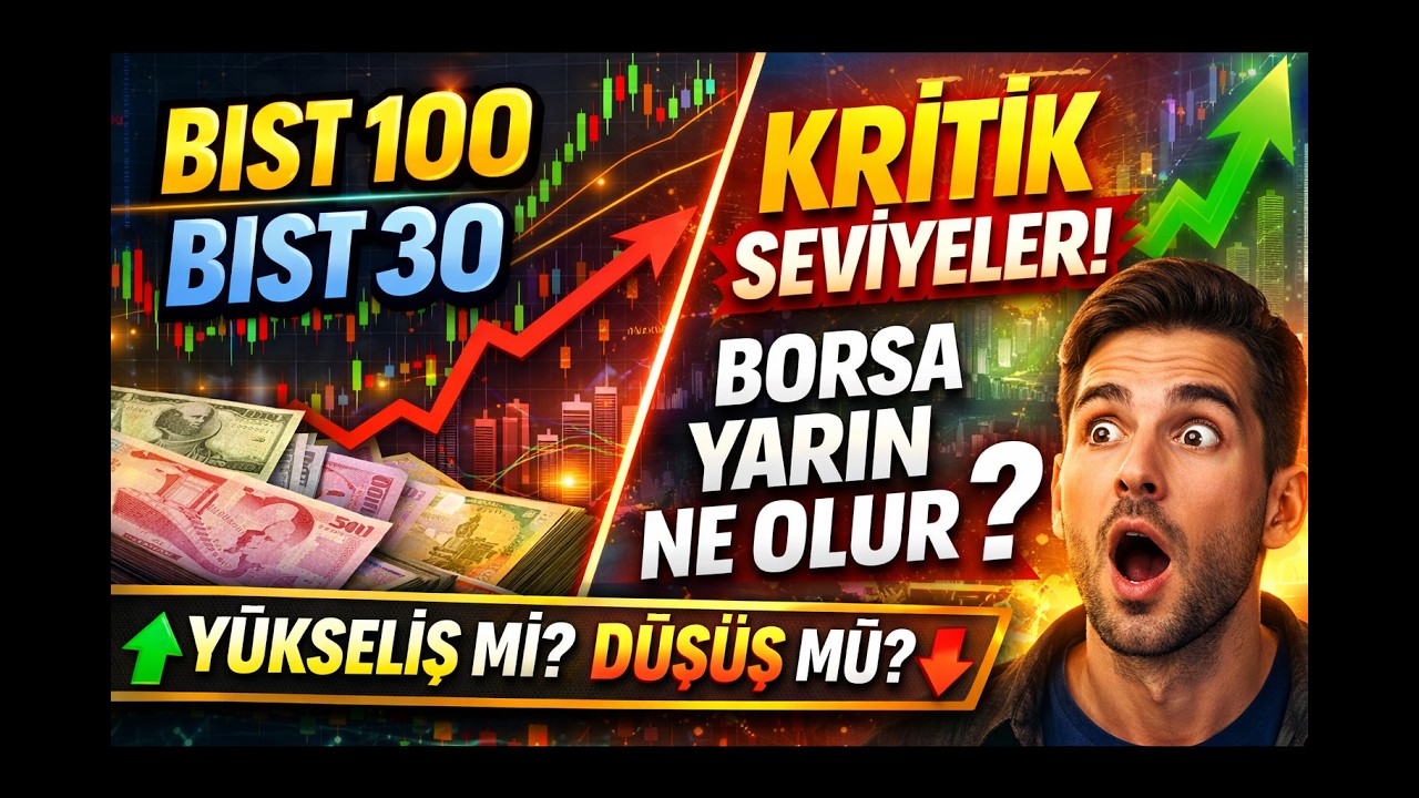 XU100 ve XU030 G&uuml;nl&uuml;k Analiz | BIST 100 ve BIST 30&rsquo;da Kritik Seviyeler! Borsa Yarın Ne Olur?