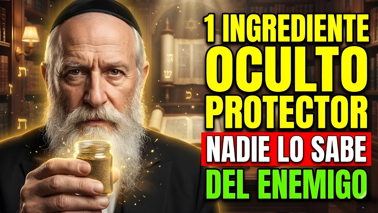 ⚠️ ¡1 INGREDIENTE OCULTO que MUCHOS usan para PROTEGERSE del ENEMIGO | Sabiduría Judía 🔒✅