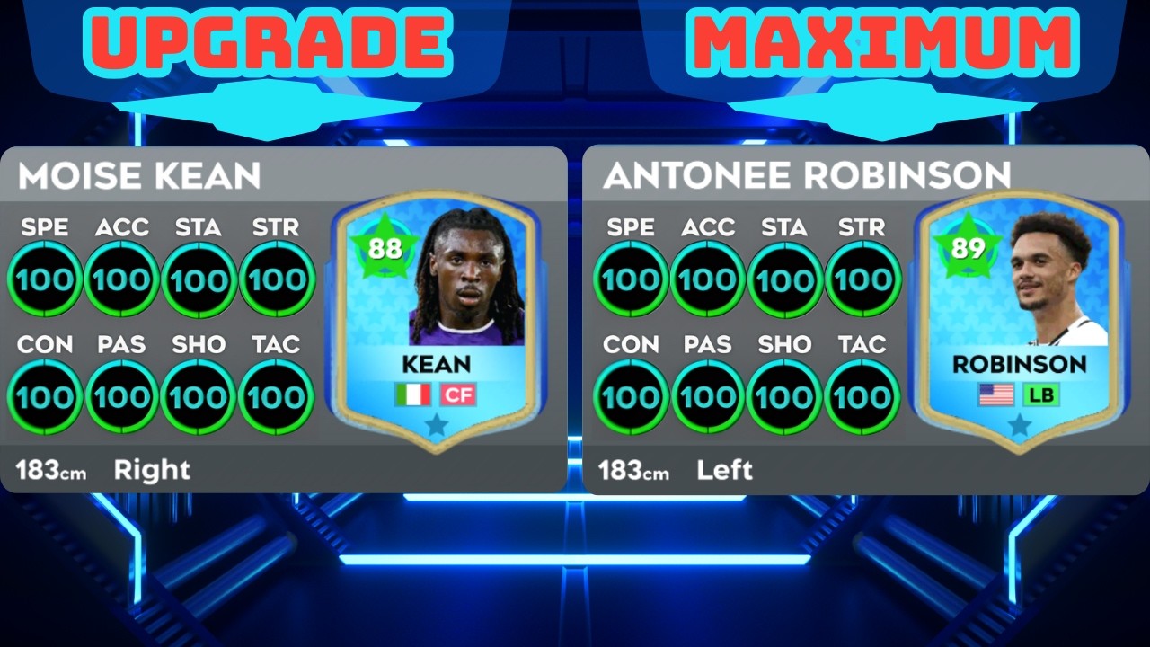 DLS 26 | UPGRADE ✅ Moise Kean 78 & Antonee Robinson 79 ( NEW ) . Dream League Soccer 2026