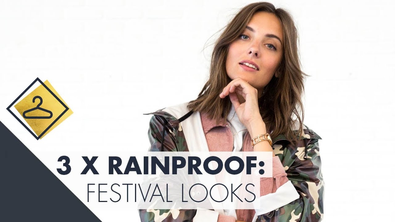 Zo maak je jouw festivallook helemaal rainproof!