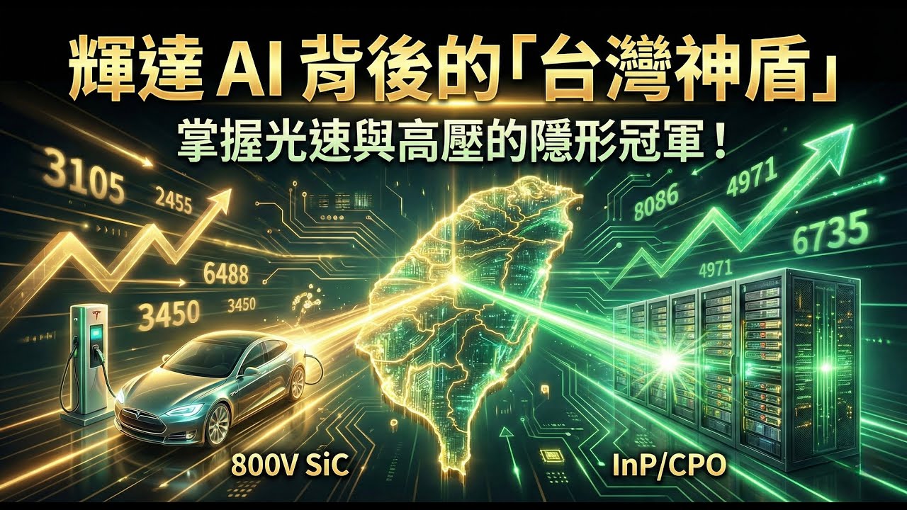 2026 黃金交叉！當 AI 遇上 800V 電動車，這幾家台廠正跨越『矽的極限』，引爆下一波資產翻倍！