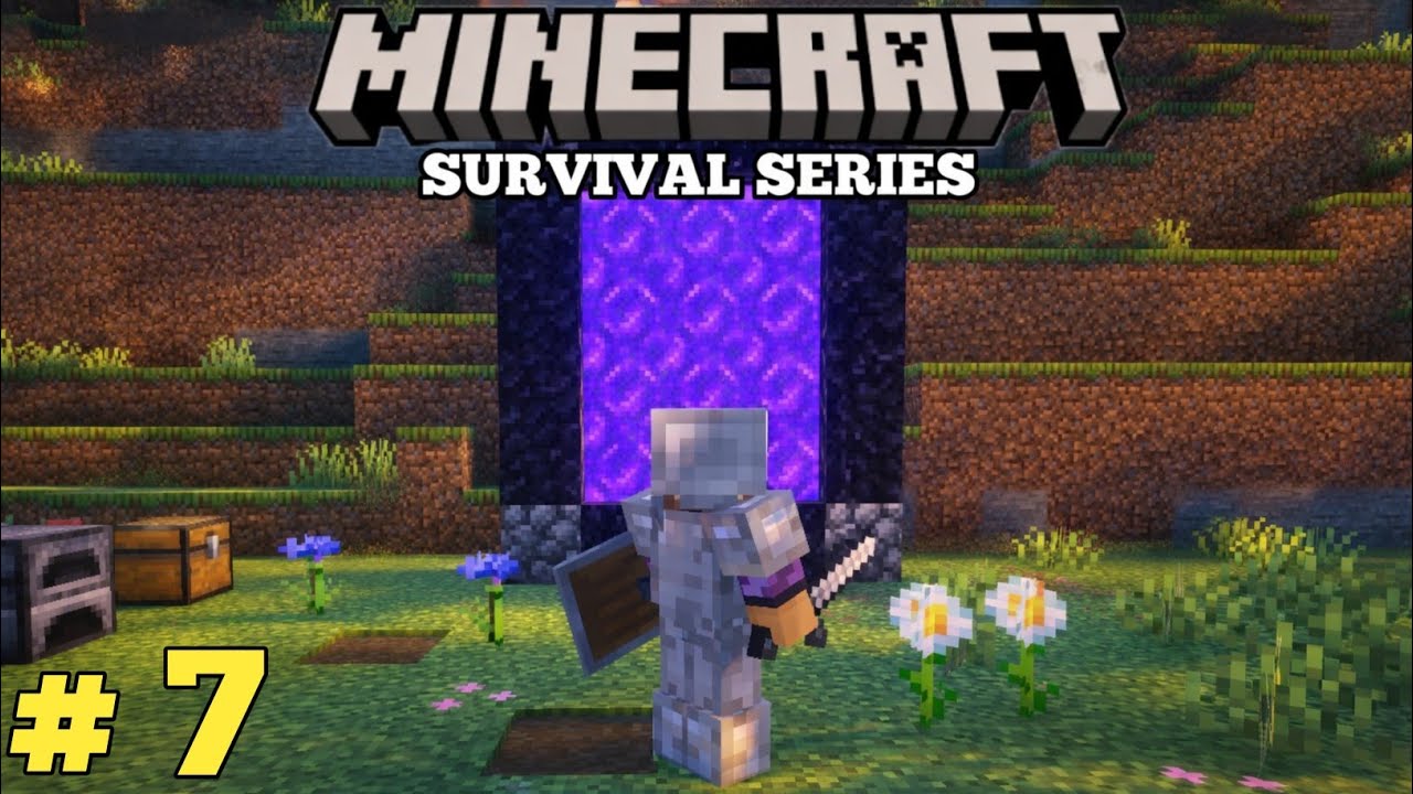 finally nether aa gaya || Minecraft Survival series ep7 || 