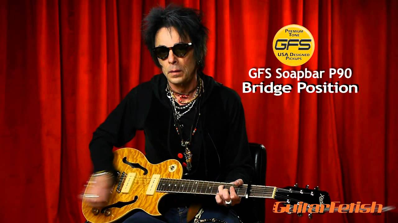 GFS Pickups: Earl Slick tests the GFS Alnico Soapbar P90