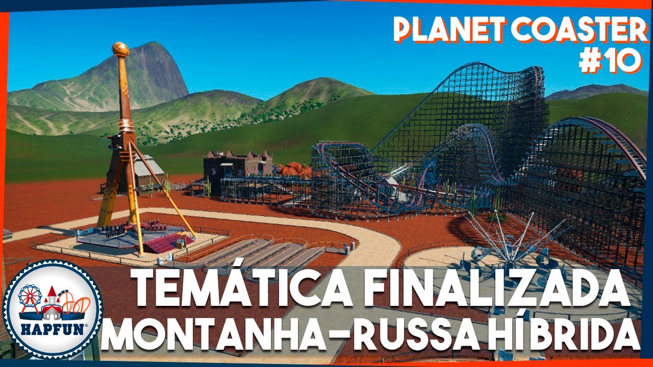 Tematização da híbrida e novo ride em Wild West no Planet Coaster - Gameplay #10