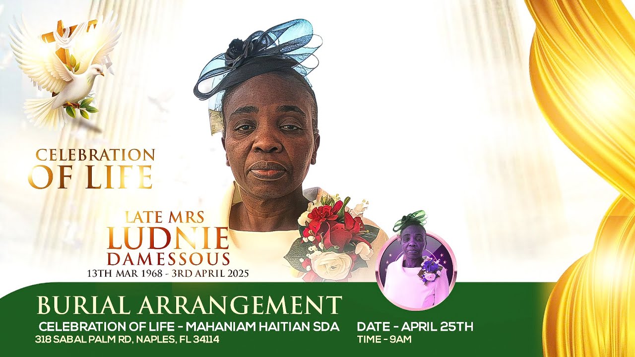Celebrating the Life of Ludnie Damessous | March 13, 1968-April 3, 2025 | MHSDA Live Stream