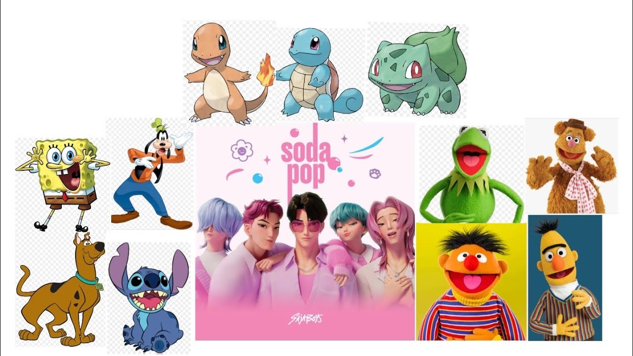 Cantando Soda pop con 38 imitaciones,k pop demon hunters.