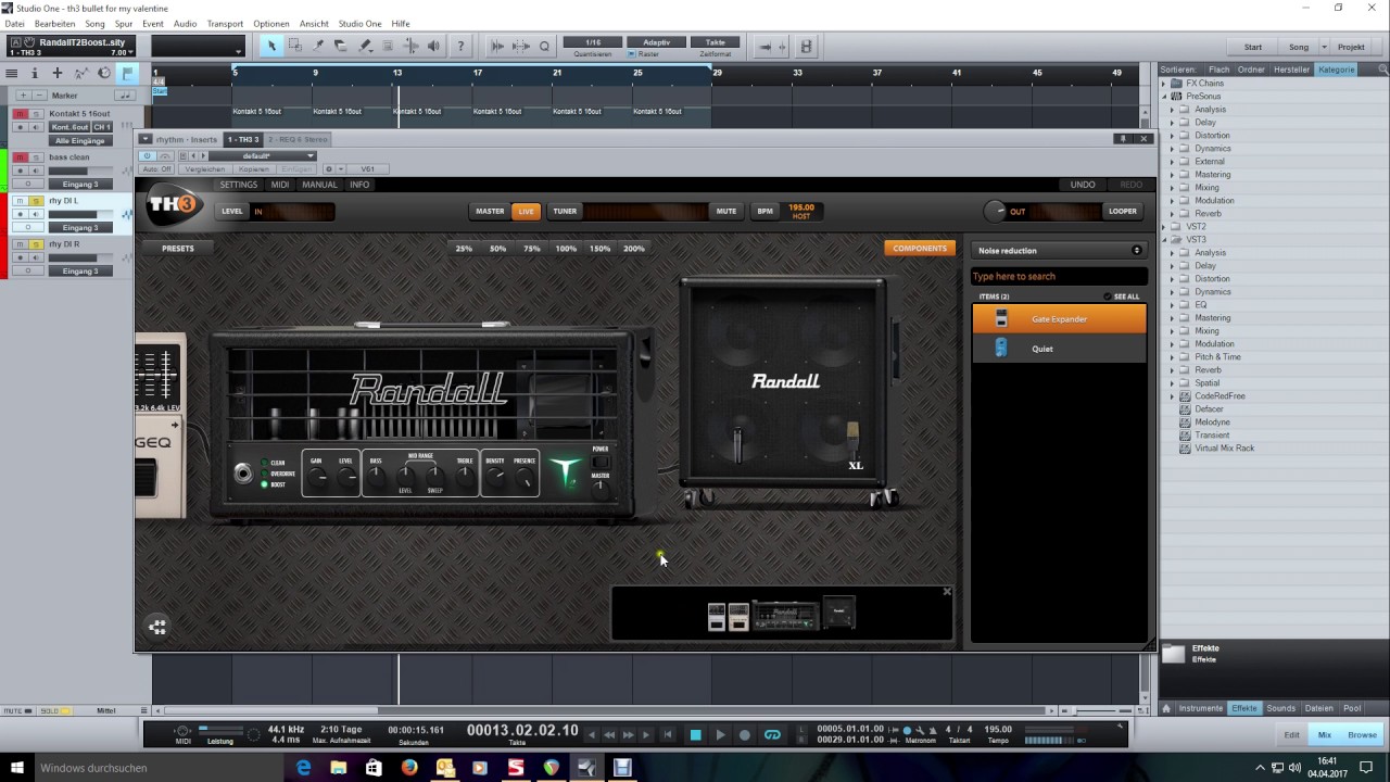 How to get a Bullet For My Valentine tone with TH3