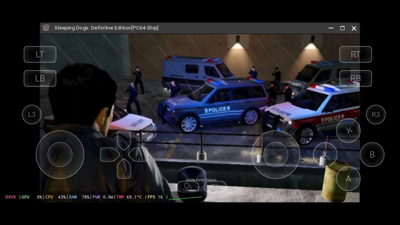 Sleeping Dogs on Android (Low End Device) | Snapdragon 855 | GameHub Emulator Gameplay