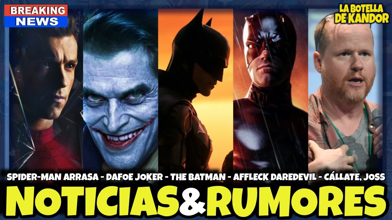 Noticias THE BATMAN, ¿Ben Affleck DAREDEVIL?, teaser LOS ANILLOS DE PODER, la liada de JOSS WHEDON
