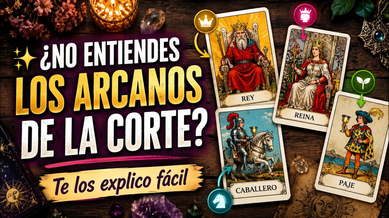 Explicaci&oacute;n para interpretar los arcanos de la corte Tarot. #tarot #arcanosdelacorte #arcanostarot