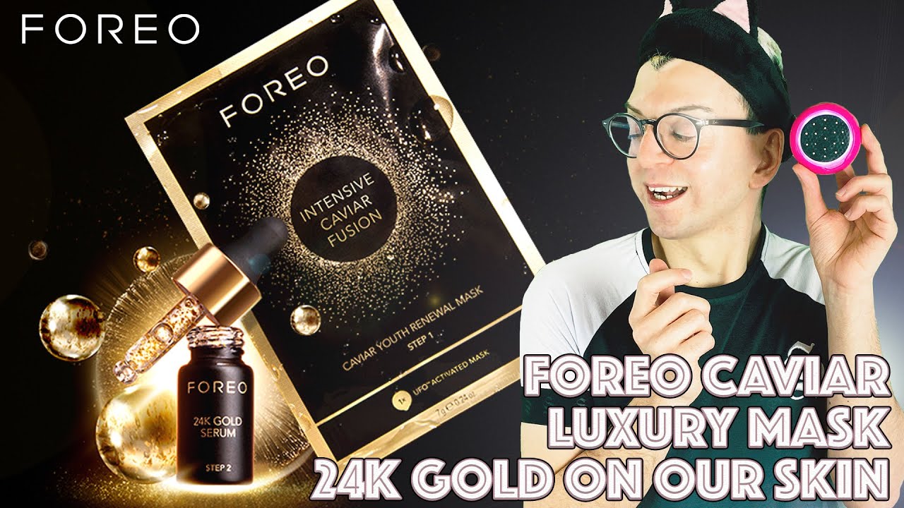 @Foreo 🛸 CAVIAR LUXURY MASK 24K GOLD 🌟 ON OUR SKIN 🧖🏼‍♂️ • BY SimiUK