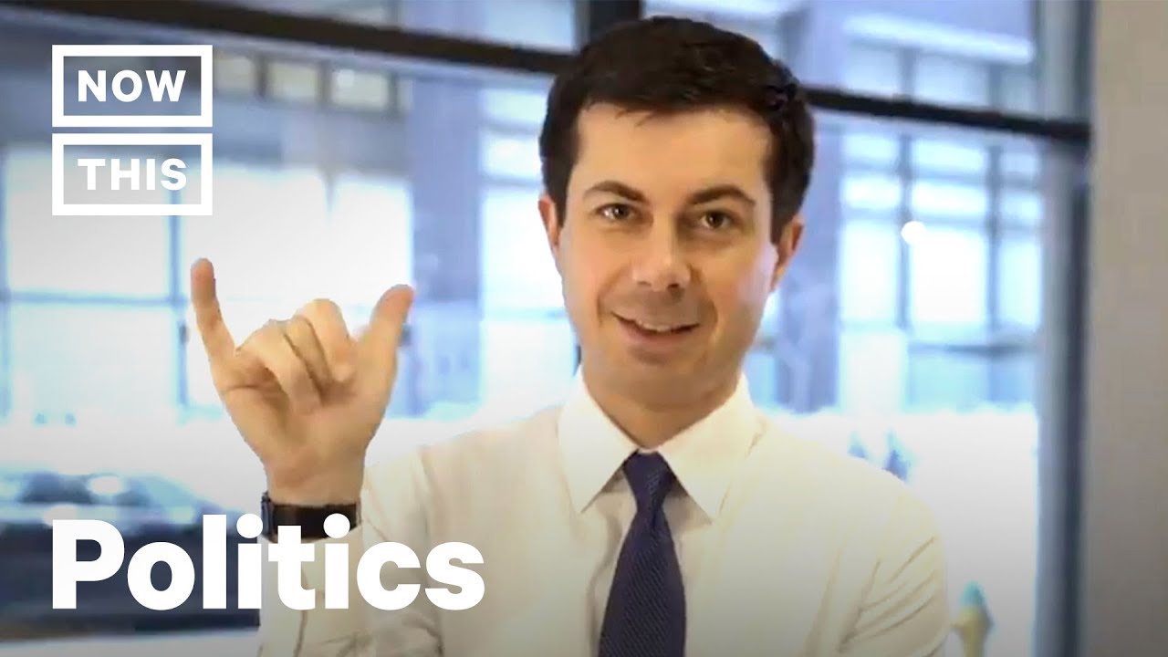 Pete Buttigieg Gets Sign Name, Responds in ASL to Deaf Activist | NowThis