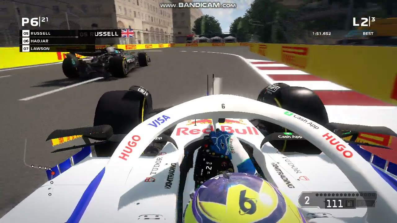 F1 2014 mod 2025 - Isack Hadjar at Baku
